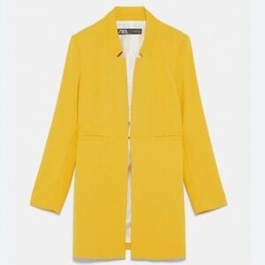 Yellow Zara Blazer